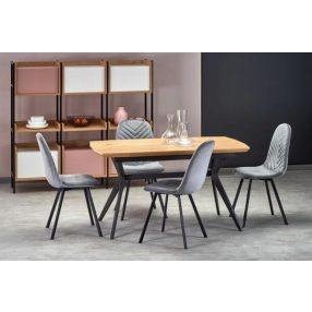 Gustavo bővíthető étkezőasztal arany tölgy 140-180 cm