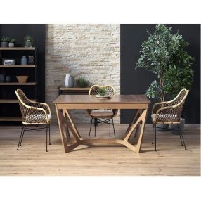   Wenanty Bővíthető Étkezőasztal 100x77x160-240 cm / amerikai dió