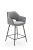 H-107 bárszék szürke