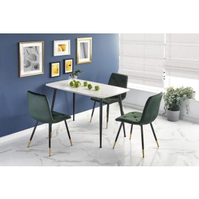 Marco étkezőasztal 120 cm márvány-fekete