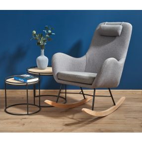 Botas hintaszék szürke