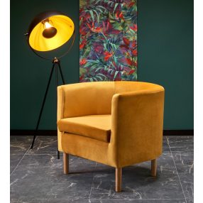 Clubby 2 fotel mustársárga