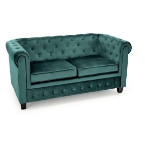 Eriksen XL kanapé sötétzöld bársony