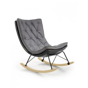 Indigo hintaszék sötétszürke/fekete