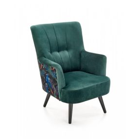 Pagoni fotel sötétzöld