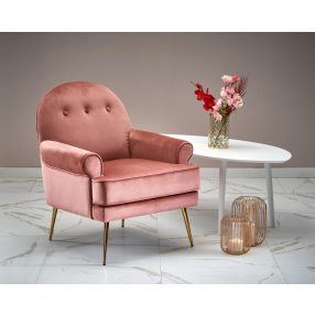 Santi fotel rózsaszín arany