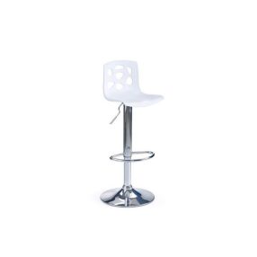 H48 Bárszék Fehér Állítható Magassággal
