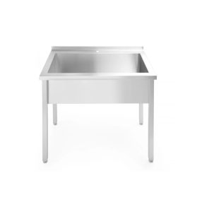   Budget Line egy medencés mosogatóasztal – csavaros – 1000x600x(H)850mm - HENDI 811023