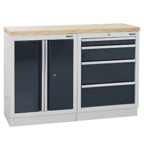 Munkapad 1 szekrény, 4 fiók