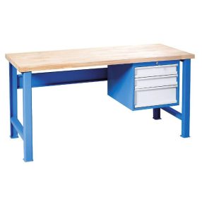   Állítható magasságú munkapad, moduláris rendszerű 1 faliszekrény 3 fiókkal