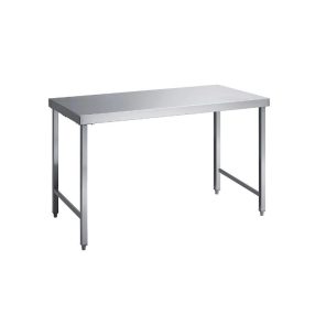   Nemesacél munkapad munkamagasság 850 mm szé x mé 1400 x 700 mm, polc nélkül