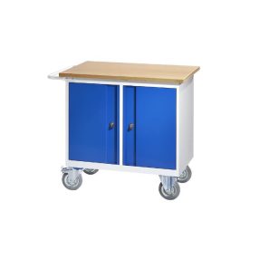 Kompakt munkapad, mobil – eurokraft pro 2 ajtóval