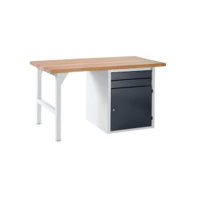 Elemes rendszerű munkapad 2 fiók, 1 ajtó