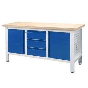 Munkapad 3 fiók, 2 ajtó