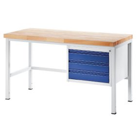   Munkapad zártszelvényes kivitelben – RAU 3 L-es méretű fiók