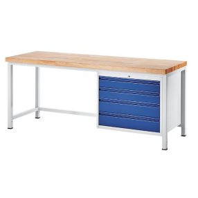   Munkapad zártszelvényes kivitelben – RAU 4 XL-es méretű fiók