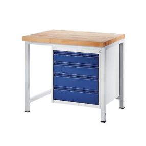   Munkapad zártszelvényes kivitelben – RAU 4 L-es méretű fiók