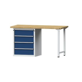 Munkapad zártszelvényes kivitelben – ANKE 4 fiók
