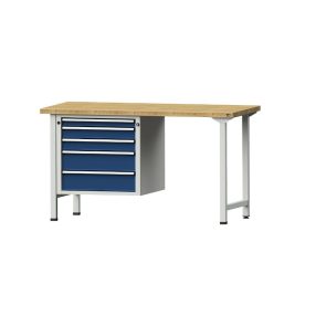 Munkapad zártszelvényes kivitelben – ANKE 5 fiók