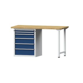 Munkapad zártszelvényes kivitelben – ANKE 6 fiók