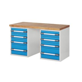 Elemes rendszerű munkapad – eurokraft pro 8 fiók