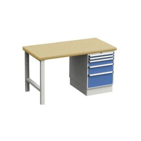 Elemes rendszerű munkapad – Treston fiókblokkal