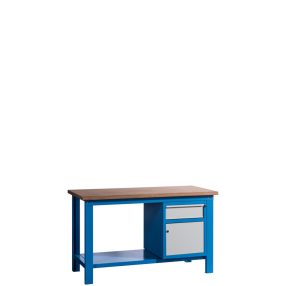   WB MG 1500 D Nagyteherbírású munkapad 1 fiókkal és 1 szekrénnyel