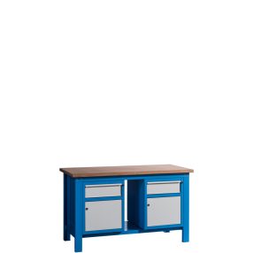   WB MG 1500 DD Nagyteherbírású munkapad 2 fiókkal és 2 szekrénnyel