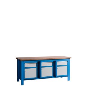   WB MG 2000 DDD Nagyteherbírású munkapad 3 fiókkal és 3 szekrénnyel