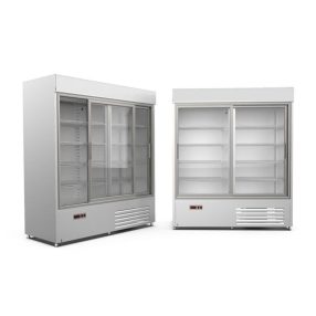 SCh-1-2/1400 WESTA - Csúszó üvegajtós hűtővitrin