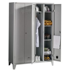   PROJECT 4MID MT AC Középről nyíló ajtós öltözőszekrény 4 polccal