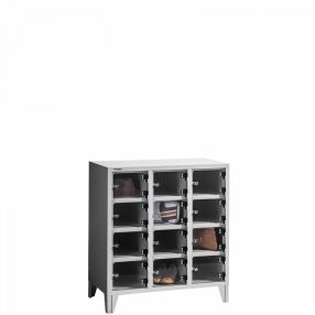   BOX PARAP 12 PLEXI Plexiajtós parapet értékmegőrző szekrény 12 rekeszes