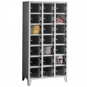   BOX 3/21 PLEXI Plexiajtós értékmegőrző szekrény 21 rekeszes