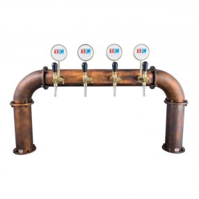   TC BRAUHAUS Bridge | 5 csapos sörtorony embléma nélkül rozsdamentes