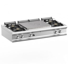   TPG715T4XL | Gázüzemű telelapos + 4 égős gáztűzhely, alépítmény nélkül