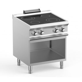   VC77A | Elektromos 4 zónás kerámialapos tűzhely nyitott alsó szekrényen