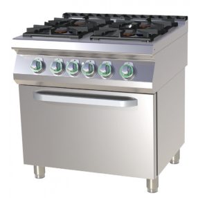   SPST 780/11 GE | 4 égős gáztűzhely elektromos légkeveréses sütővel