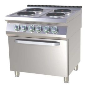   SPT 780/21 E | 4 főzőlapos elektromos tűzhely elektromos statikus sütővel