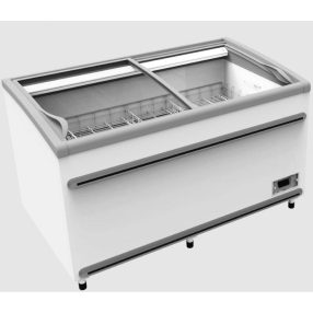   KH-IZMIR FR | Mélyhűtőláda csúszó domború üvegtetővel