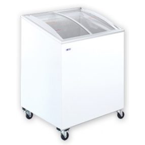   KH-CF200 SCEB (UDD 200 SCEB) | Mélyhűtőláda ferde, csúszó domború üvegtetővel