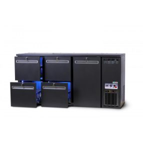 TC BBCL3-332 | Bárhűtő 1 ajtóval, 4 db 1/2-es fiókokkal