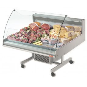   Bancarella TN VCB - Hajlított üvegű önkiszolgáló csemegepult