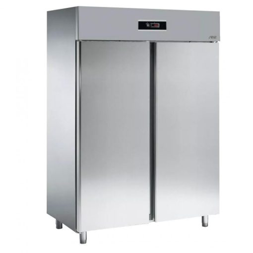 FD150T - Kétajtós rozsdamentes hűtőszekrény